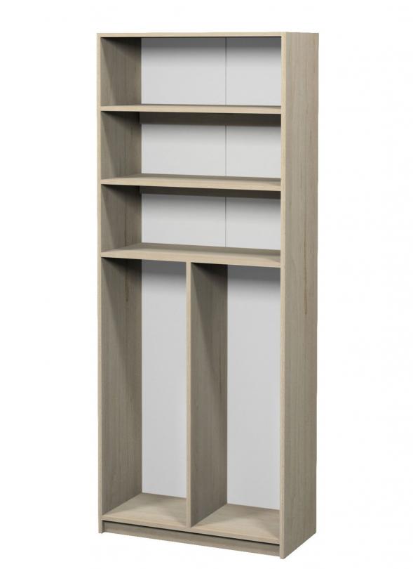 Шафа відкрита з полицями, АНШАР ГРУП (7801), 800х370х2110 мм.